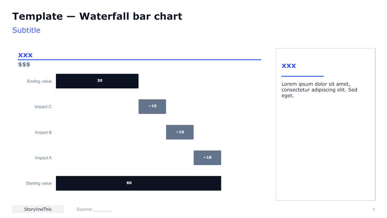 Value bridge PowerPoint slide preview